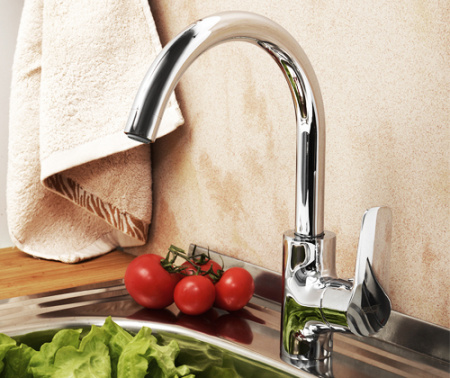 Смеситель WasserKRAFT DINKEL 4507 для кухонной мойки 