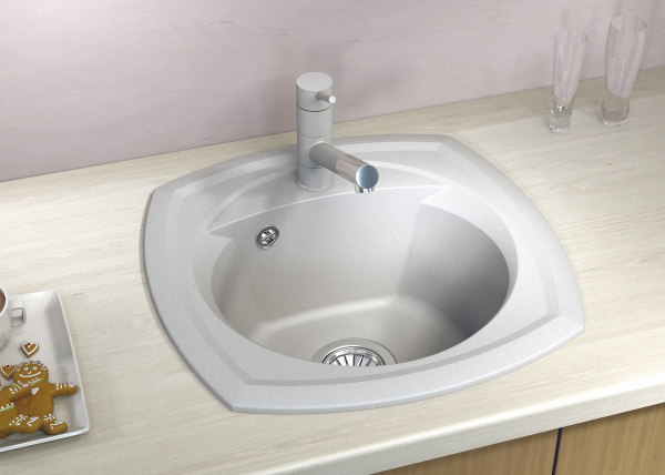 Мойка кухонная керамогранитная Florentina КОРСИКА 20.105.B0510.202 51*51 см. шампань